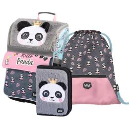 Снимка на BAAGL 3 SET ZIPPY PANDA Ученически комплект, микс, размер