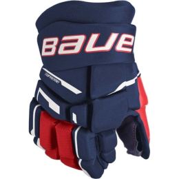 Снимка на Bauer SUPREME M3 GLOVE-INT Юношески хокейни ръкавици, тъмносин, размер