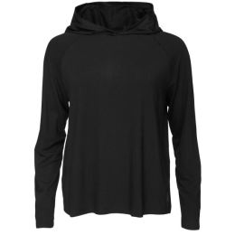 Снимка на BOODY LONG SLEEVE HOODED T-SHIRT Дамска тениска, черно, размер