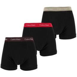 Снимка на Calvin Klein 3P TRUNK Мъжки боксерки, черно, размер