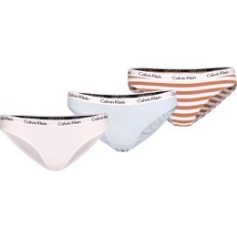 Снимка на Calvin Klein 3PK BIKINI Дамски бикини, бяло, размер