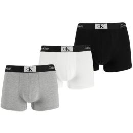 Снимка на Calvin Klein ´96 COTTON-TRUNK 3PK Мъжки боксерки, черно, размер