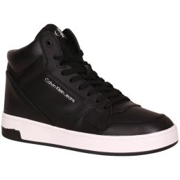 Снимка на Calvin Klein BASKET CUPSOLE MID LTH-PU Ежедневни дамски сникърси, черно, размер