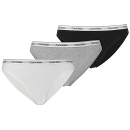 Снимка на Calvin Klein BIKINI 3PK Дамски бикини, черно, размер