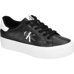 Снимка на Calvin Klein BOLD VULC FLATF LACE Дамски кецове, черно, размер