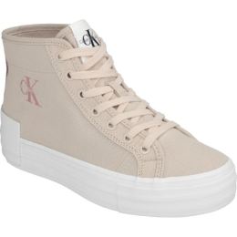 Снимка на Calvin Klein BOLD VULC FLATF MID Дамски високи кецове, бежово, размер