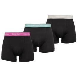 Снимка на Calvin Klein COTTON STRETCH-TRUNK 3PK Мъжки боксерки, черно, размер