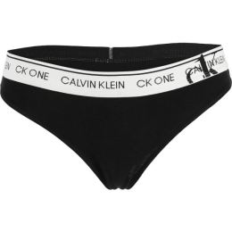 Снимка на Calvin Klein FADED GLORY-THONG Дамски бикини, тип прашка, черно, размер