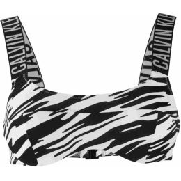 Снимка на Calvin Klein INTENSE POWER-BRALETTE-UW-PRINT Дамско горнище за плуване, черно, размер