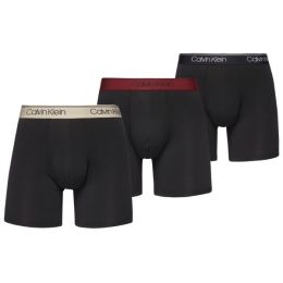 Снимка на Calvin Klein MICRO STRETCH BOXER BRIEF 3PK Мъжки боксерки, черно, размер