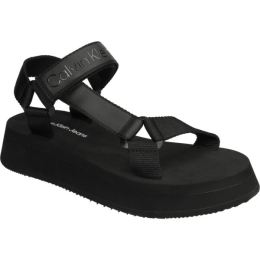 Снимка на Calvin Klein SANDAL VELCRO WEBBING Дамски сандали, черно, размер