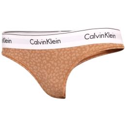 Снимка на Calvin Klein THONG Дамски бикини, оранжево, размер