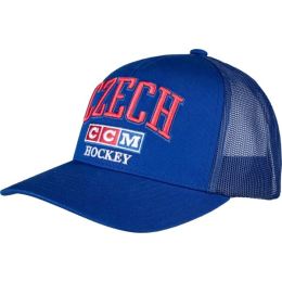 Снимка на CCM MESHBACK TRUCKER TEAM CZECH Мъжка шапка с козирка, синьо, размер