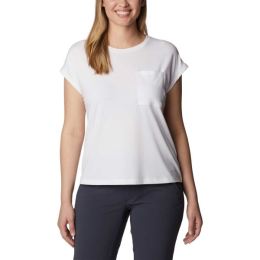 Снимка на Columbia BOUNDLESS TREK SHORT SLEEVE TEE Дамска тениска, бяло, размер