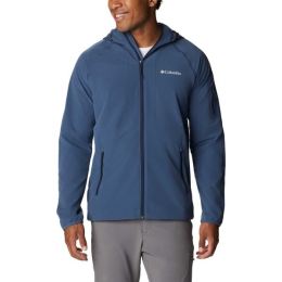 Снимка на Columbia TALL HEIGHTS HOODED SOFT Мъжко яке от софтшел, синьо, размер