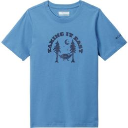 Снимка на Columbia VALLEY CREED SHORT SLEEVE GRAPHIC SHIRT Детска тениска, синьо, размер