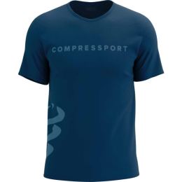 Снимка на Compressport LOGO SS TSHIRT Мъжка тениска за трениране, синьо, размер