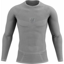 Снимка на Compressport ON/OFF BASE LAYER LS TOP M Мъжка функционална тениска, сиво, размер