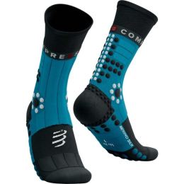 Снимка на Compressport PRO RACING SOCKS WINTER TRAIL Зимни чорапи за бягане, синьо, размер