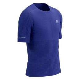 Снимка на Compressport RACING SS TSHIRT M Мъжка тениска за бягане, синьо, размер