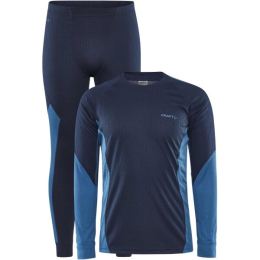 Снимка на Craft CORE DRY BASELAYER SET W Мъжки комплект-функционално бельо, синьо, размер