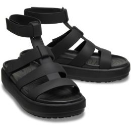 Снимка на Crocs BROOKLYN LUXE GLADIATOR W Дамски сандали, черно, размер 36/37