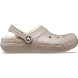 Снимка на Crocs CLASSIC FUZZ LINED CLOG Дамски чехли, бежово, размер 42/43