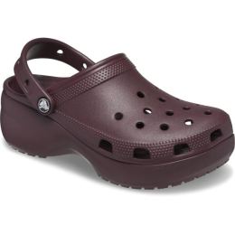 Снимка на Crocs CLASSIC PLATFORM CLOG W  Дамски чехли, винен, размер 41/42