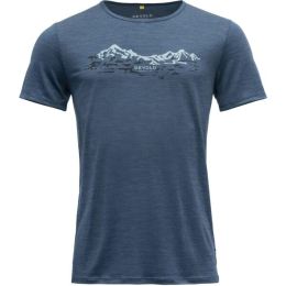 Снимка на Devold UTLADALEN MERINO 130 TEE Мъжка тениска, тъмносин, размер