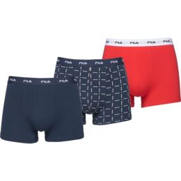 Снимка на Fila BOXER ELASTIC WITH LOGO BOX OF 3 PIECES Мъжки боксерки, микс, размер