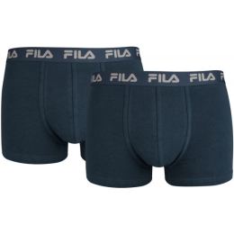 Снимка на Fila MAN BOXERS 2 PACK Мъжки боксерки, тъмносин, размер