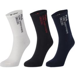 Снимка на Fila WOMAN NORMAL SOCKS LIFESTYLE 3 PAIRS PACK Дамски чорапи, микс, размер