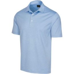 Снимка на GREGNORMAN PROTEK ML75 STRIPE POLO Мъжка тениска с яка за голф, синьо, размер