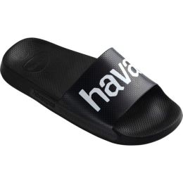 Снимка на HAVAIANAS SLIDE CLASSIC LOGO MANIA Универсални чехли, черно, размер 37/38