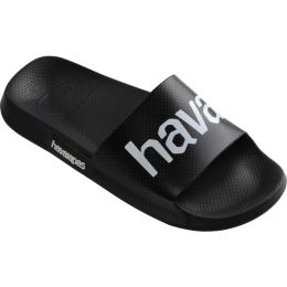 Снимка на HAVAIANAS SLIDE CLASSIC LOGO MANIA Универсални чехли, черно, размер 41/42