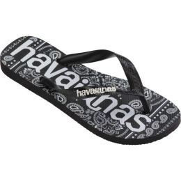 Снимка на HAVAIANAS TOP LOGO MANIA FASHION Универсални джапанки, черно, размер 47/48