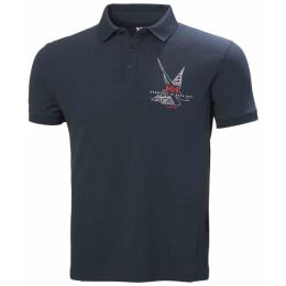 Снимка на Helly Hansen HP RACE POLO Мъжка тениска, тъмносин, размер