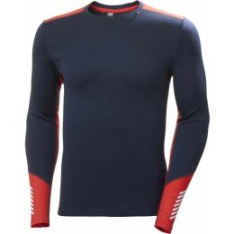 Снимка на Helly Hansen LIFA MERINO MIDWEIGHT CREW Мъжко високо функционално бельо, тъмносин, размер