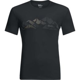 Снимка на Jack Wolfskin PEAK GRAPHIC T M Мъжка функционална тениска, тъмносиво, размер