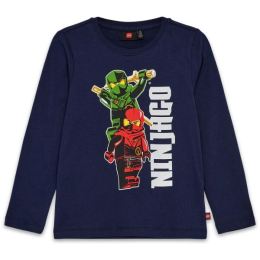 Снимка на LEGO&reg; kidswear LWTANO 607 Момчешка тениска с дълъг ръкав, тъмносин, размер