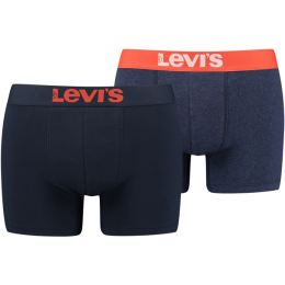 Снимка на Levi's&reg; MEN SOLID BASIC BOXER 2P Мъжки боксерки, тъмносин, размер