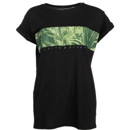 Снимка на Lotto TEE TROPICAL W Дамска тениска, черно, размер