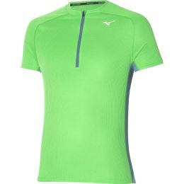 Снимка на Mizuno TRAIL DRYAEROFLOW HZ TEE Мъжка тениска за бягане, светло-зелено, размер