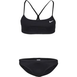 Снимка на Nike ESSENTIALS SPORTS BIKINI Дамски бански костюм от две части, черно, размер