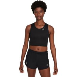 Снимка на Nike FAST DF CROP TANK Дамски потник, черно, размер