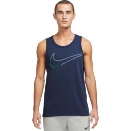 Снимка на Nike M NK DF TANK 6/1 GFX Мъжки потник, тъмносин, размер