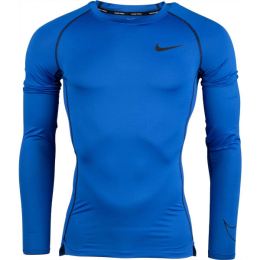 Снимка на Nike NP DF TIGHT TOP LS M Мъжка блуза, синьо, размер