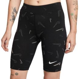 Снимка на Nike NSW SHORT AOP PRNT Дамски къси панталони, черно, размер