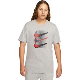 Снимка на Nike NSW TEE 12MO SWOOSH Мъжка тениска, сиво, размер