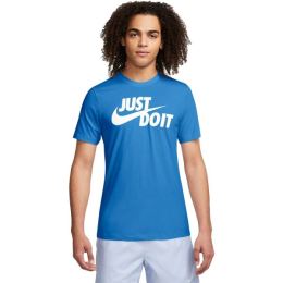 Снимка на Nike NSW TEE JUST DO IT SWOOSH Мъжка тениска, синьо, размер